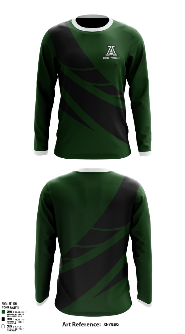 Long Sleeve Performance Shirt, Alisal High School Football, , Teamtime, Team time, sublimation, custom sports apparel, team uniforms, spirit wear, spiritwear, sports uniforms, custom shirts, team store, custom team store, fundraiser sports, apparel fundraiser