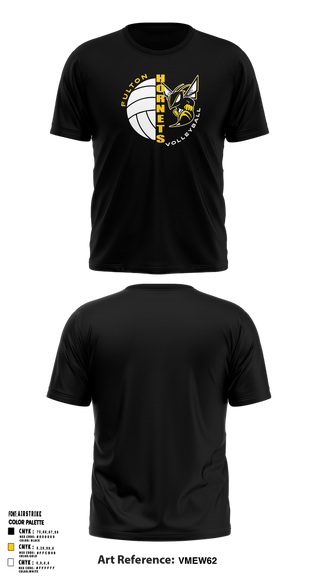Short Sleeve Performance Shirt, Fulton Hornets Volleyball, Women's Volleyball, Teamtime, Team time, sublimation, custom sports apparel, team uniforms, spirit wear, spiritwear, sports uniforms, custom shirts, team store, custom team store, fundraiser sports, apparel fundraiser