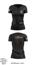 Death Row Platoon, Tomahawk Troop, 5/4 CAV, 2ABCT, 1ID 66483153 Women's Short Sleeve V-neck Shirt - 3