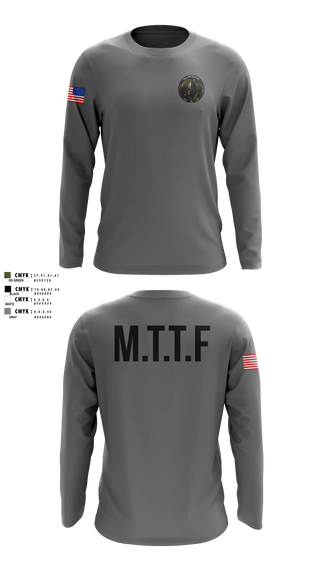 Long Sleeve Performance Shirt, Major Theft Task Force, Police, Teamtime, Team time, sublimation, custom sports apparel, team uniforms, spirit wear, spiritwear, sports uniforms, custom shirts, team store, custom team store, fundraiser sports, apparel fundraiser