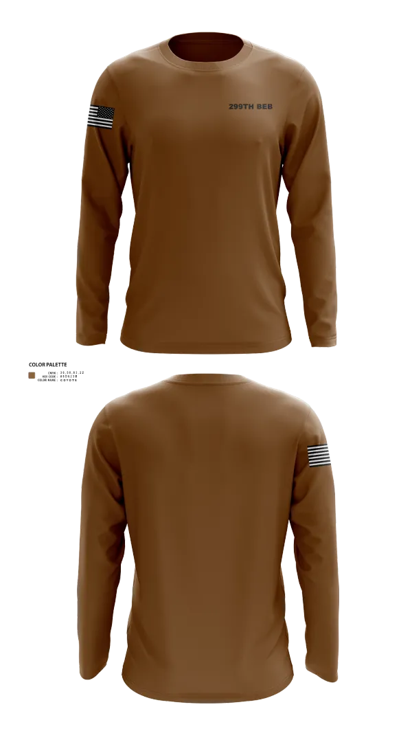 Long Sleeve Performance Shirt, 299th BEB, Army, Teamtime, Team time, sublimation, custom sports apparel, team uniforms, spirit wear, spiritwear, sports uniforms, custom shirts, team store, custom team store, fundraiser sports, apparel fundraiser