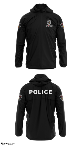Windbreaker, team name, Police, Teamtime, Team time, sublimation, custom sports apparel, team uniforms, spirit wear, spiritwear, sports uniforms, custom shirts, team store, custom team store, fundraiser sports, apparel fundraiser