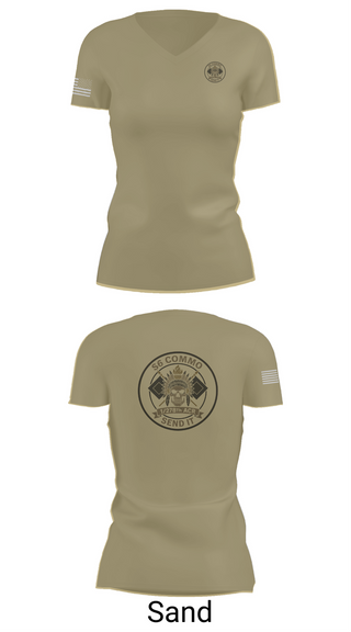 Womens Short Sleeve Vneck Shirt, 1/278th ACR, , Teamtime, Team time, sublimation, custom sports apparel, team uniforms, spirit wear, spiritwear, sports uniforms, custom shirts, team store, custom team store, fundraiser sports, apparel fundraiser