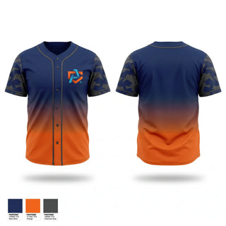Full Button Baseball Jersey, Capps Academy 13U- Jones, Baseball, Teamtime, Team time, sublimation, custom sports apparel, team uniforms, spirit wear, spiritwear, sports uniforms, custom shirts, team store, custom team store, fundraiser sports, apparel fundraiser