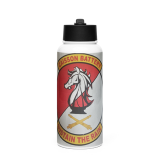 Caisson BTRY 3CR 81164920 Stainless Steel Water Bottle with a Straw Lid