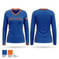Snow Shoe Ems Women's Long Sleeve V-neck Shirt - 1