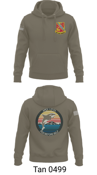 Hoodie, A BTRY, 1-37FAR, , Teamtime, Team time, sublimation, custom sports apparel, team uniforms, spirit wear, spiritwear, sports uniforms, custom shirts, team store, custom team store, fundraiser sports, apparel fundraiser