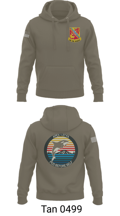 A BTRY, 1-37FAR 4037747 Hoodie - 78