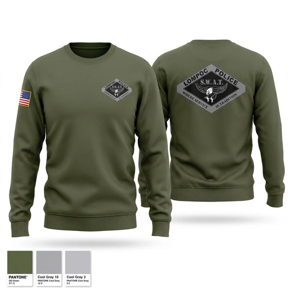 Crew Neck Sweatshirt, SWAT, Police, Teamtime, Team time, sublimation, custom sports apparel, team uniforms, spirit wear, spiritwear, sports uniforms, custom shirts, team store, custom team store, fundraiser sports, apparel fundraiser