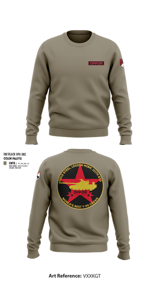Crew Neck Sweatshirt, Cold Steel, 1/11 ACR, , Teamtime, Team time, sublimation, custom sports apparel, team uniforms, spirit wear, spiritwear, sports uniforms, custom shirts, team store, custom team store, fundraiser sports, apparel fundraiser