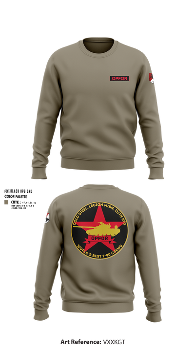 Cold Steel, 1/11 ACR 25176188 Crew Neck Sweatshirt - 106