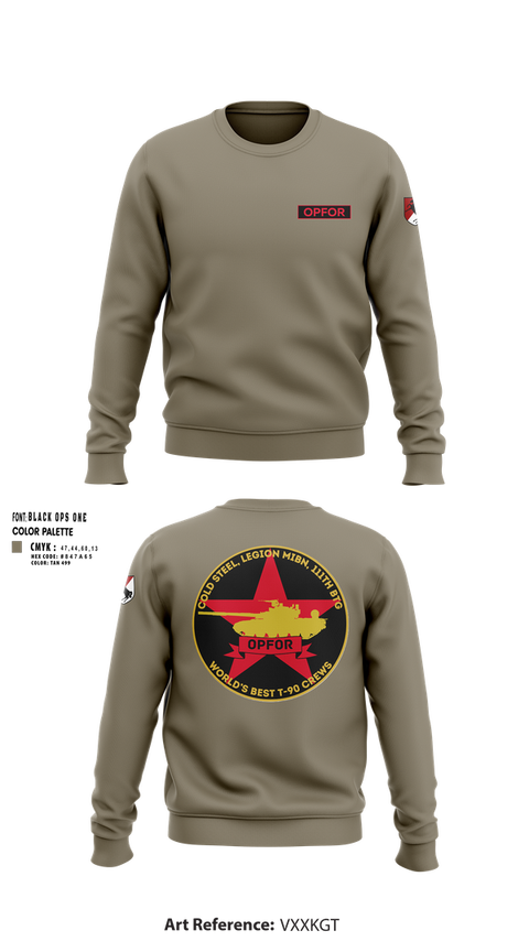 Crew Neck Sweatshirt, Cold Steel, 1/11 ACR, , Teamtime, Team time, sublimation, custom sports apparel, team uniforms, spirit wear, spiritwear, sports uniforms, custom shirts, team store, custom team store, fundraiser sports, apparel fundraiser