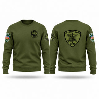 Crew Neck Sweatshirt, Polk County Narcotics, Police, Teamtime, Team time, sublimation, custom sports apparel, team uniforms, spirit wear, spiritwear, sports uniforms, custom shirts, team store, custom team store, fundraiser sports, apparel fundraiser