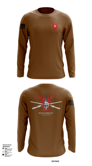 Long Sleeve Performance Shirt, D Co 1-133 IN, , Teamtime, Team time, sublimation, custom sports apparel, team uniforms, spirit wear, spiritwear, sports uniforms, custom shirts, team store, custom team store, fundraiser sports, apparel fundraiser