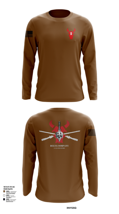D Co 1-133 IN 71672506 Long Sleeve Performance Shirt 11