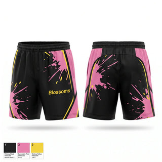 Athletic Shorts With Pockets, Blossoms, Women's Soccer, Teamtime, Team time, sublimation, custom sports apparel, team uniforms, spirit wear, spiritwear, sports uniforms, custom shirts, team store, custom team store, fundraiser sports, apparel fundraiser