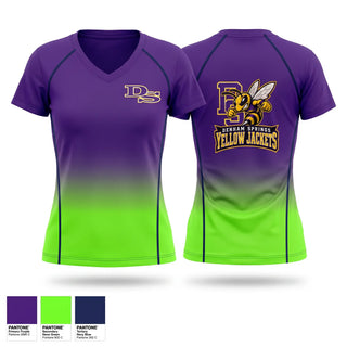 Womens Short Sleeve Vneck Shirt, Denham Springs, , Teamtime, Team time, sublimation, custom sports apparel, team uniforms, spirit wear, spiritwear, sports uniforms, custom shirts, team store, custom team store, fundraiser sports, apparel fundraiser