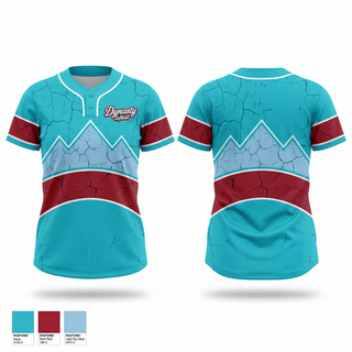 Two Button Softball Jersey, Dynasty Elite Softball, Softball, Teamtime, Team time, sublimation, custom sports apparel, team uniforms, spirit wear, spiritwear, sports uniforms, custom shirts, team store, custom team store, fundraiser sports, apparel fundraiser