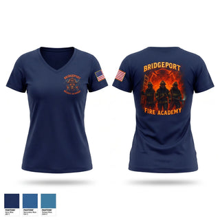 Womens Short Sleeve Vneck Shirt, Ladder 5, Fire Department, Teamtime, Team time, sublimation, custom sports apparel, team uniforms, spirit wear, spiritwear, sports uniforms, custom shirts, team store, custom team store, fundraiser sports, apparel fundraiser