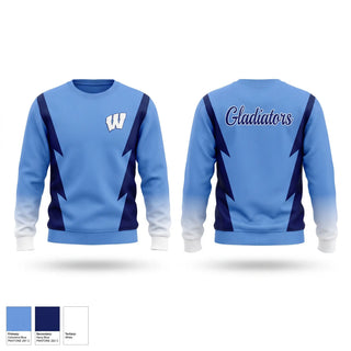 Crew Neck Sweatshirt, Widefield Gladiators, Men's Basketball, Teamtime, Team time, sublimation, custom sports apparel, team uniforms, spirit wear, spiritwear, sports uniforms, custom shirts, team store, custom team store, fundraiser sports, apparel fundraiser