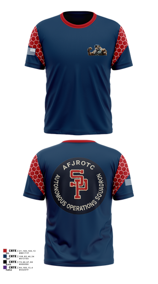 Short Sleeve Performance Shirt, AFJROTC MS-081 DRONE TEAM, , Teamtime, Team time, sublimation, custom sports apparel, team uniforms, spirit wear, spiritwear, sports uniforms, custom shirts, team store, custom team store, fundraiser sports, apparel fundraiser