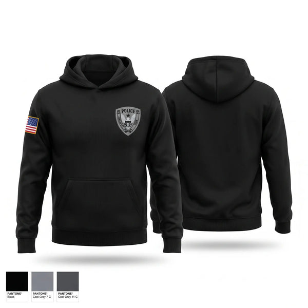 Hoodie, J, Police, Teamtime, Team time, sublimation, custom sports apparel, team uniforms, spirit wear, spiritwear, sports uniforms, custom shirts, team store, custom team store, fundraiser sports, apparel fundraiser
