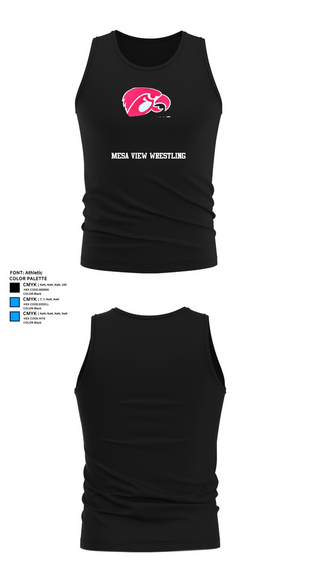 Tank Top, Mesa View Wrestling, Wrestling, Teamtime, Team time, sublimation, custom sports apparel, team uniforms, spirit wear, spiritwear, sports uniforms, custom shirts, team store, custom team store, fundraiser sports, apparel fundraiser