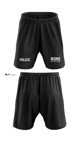 Athletic Shorts With Pockets, North Missouri Drug Task Force, Police, Teamtime, Team time, sublimation, custom sports apparel, team uniforms, spirit wear, spiritwear, sports uniforms, custom shirts, team store, custom team store, fundraiser sports, apparel fundraiser