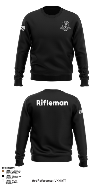 Pershing Rifles 79066987 Crew Neck Sweatshirt - 3