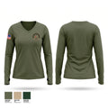 Madison County Sheriff's Office Women's Long Sleeve V-neck Shirt - 1