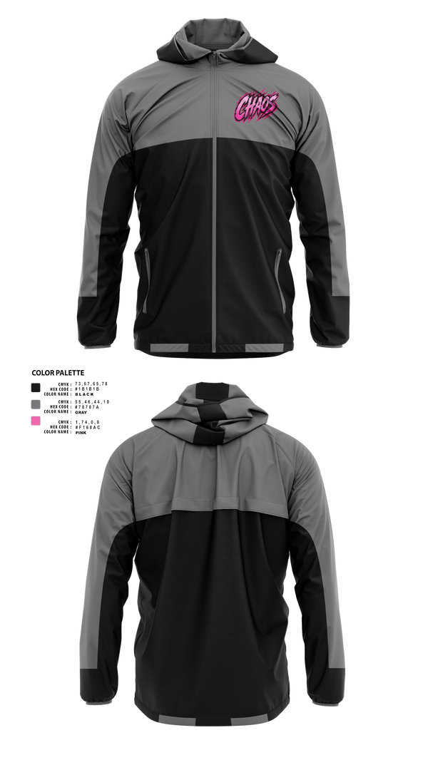 Windbreaker, Chaos, Softball, Teamtime, Team time, sublimation, custom sports apparel, team uniforms, spirit wear, spiritwear, sports uniforms, custom shirts, team store, custom team store, fundraiser sports, apparel fundraiser