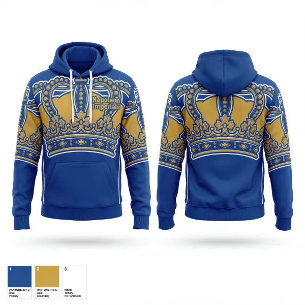 Hoodie, Napoleon Imperials, Wrestling, Teamtime, Team time, sublimation, custom sports apparel, team uniforms, spirit wear, spiritwear, sports uniforms, custom shirts, team store, custom team store, fundraiser sports, apparel fundraiser