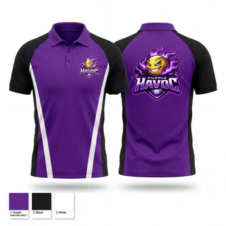 Short Sleeve Performance Polo, Purple Havoc, Softball, Teamtime, Team time, sublimation, custom sports apparel, team uniforms, spirit wear, spiritwear, sports uniforms, custom shirts, team store, custom team store, fundraiser sports, apparel fundraiser