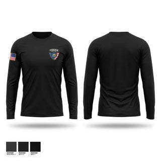 Long Sleeve Performance Shirt, Onondaga Community College Campus Police, Police, Teamtime, Team time, sublimation, custom sports apparel, team uniforms, spirit wear, spiritwear, sports uniforms, custom shirts, team store, custom team store, fundraiser sports, apparel fundraiser
