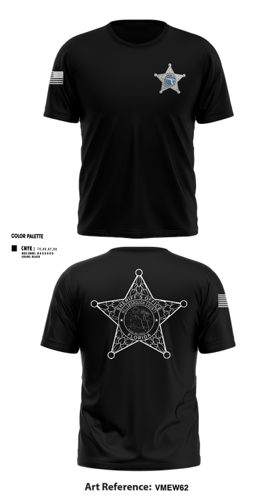 District I Street Crimes 1468514 Short Sleeve Performance Shirt - 101