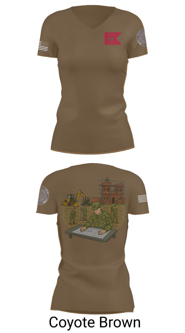 Womens Short Sleeve Vneck Shirt, 152, Army, Teamtime, Team time, sublimation, custom sports apparel, team uniforms, spirit wear, spiritwear, sports uniforms, custom shirts, team store, custom team store, fundraiser sports, apparel fundraiser
