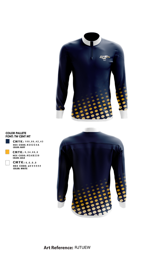 Quarter Zip Jacket, Grace Christian Academy Golf, Golf, Teamtime, Team time, sublimation, custom sports apparel, team uniforms, spirit wear, spiritwear, sports uniforms, custom shirts, team store, custom team store, fundraiser sports, apparel fundraiser