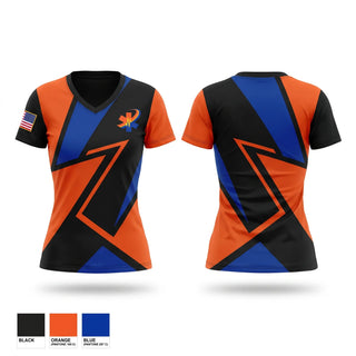 Womens Short Sleeve Vneck Shirt, pafford emergency medical service., EMS/EMT, Teamtime, Team time, sublimation, custom sports apparel, team uniforms, spirit wear, spiritwear, sports uniforms, custom shirts, team store, custom team store, fundraiser sports, apparel fundraiser