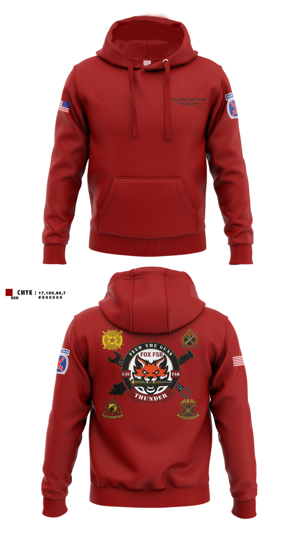 Hoodie, F FSB, 5-25 FAR, Army, Teamtime, Team time, sublimation, custom sports apparel, team uniforms, spirit wear, spiritwear, sports uniforms, custom shirts, team store, custom team store, fundraiser sports, apparel fundraiser
