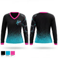 AIM basketball 89600219 Women's Long Sleeve V-neck Shirt - 1