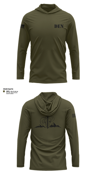 Long Sleeve Performance Shirt with hood, Denver Special Response Team, Police, Teamtime, Team time, sublimation, custom sports apparel, team uniforms, spirit wear, spiritwear, sports uniforms, custom shirts, team store, custom team store, fundraiser sports, apparel fundraiser