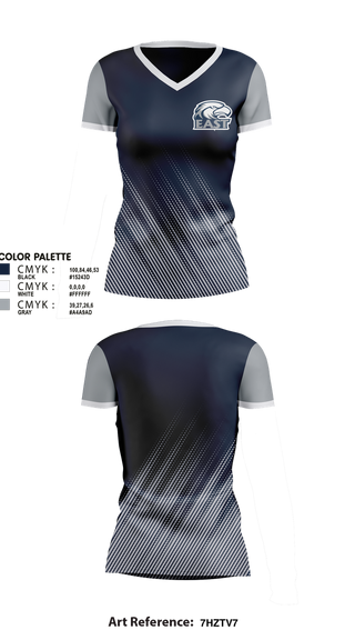 Womens Short Sleeve Vneck Shirt, East Jackson Wrestling, Wrestling, Teamtime, Team time, sublimation, custom sports apparel, team uniforms, spirit wear, spiritwear, sports uniforms, custom shirts, team store, custom team store, fundraiser sports, apparel fundraiser