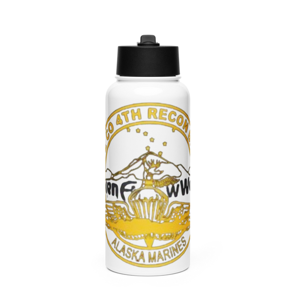 E co 4th recon bn 59087150 Stainless Steel Water Bottle with a Straw Lid