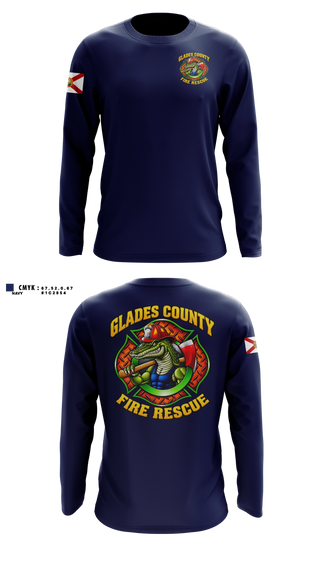 Long Sleeve Performance Shirt, Glades County Fire Rescue, Fire Department, Teamtime, Team time, sublimation, custom sports apparel, team uniforms, spirit wear, spiritwear, sports uniforms, custom shirts, team store, custom team store, fundraiser sports, apparel fundraiser