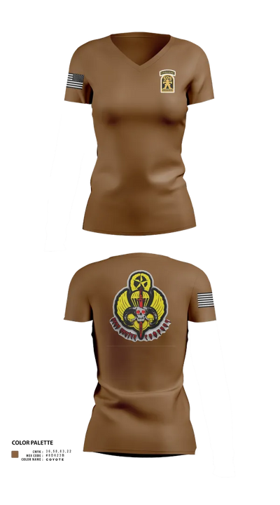 HHC/1-509 IN 29339647 Women's Short Sleeve V-neck Shirt - 22