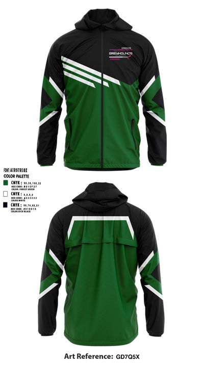 Friends of the Taft City Parks Youth Football League 34761769 Windbreaker - 1