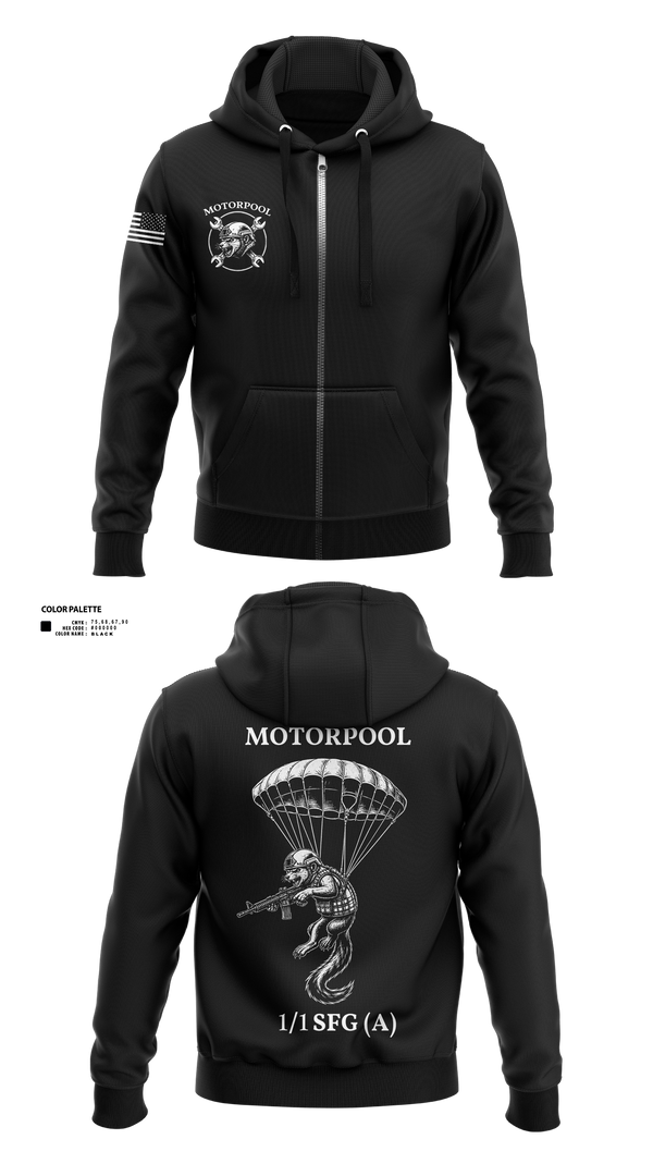 Zip Hoodie, MOF/MOPO, Army, Teamtime, Team time, sublimation, custom sports apparel, team uniforms, spirit wear, spiritwear, sports uniforms, custom shirts, team store, custom team store, fundraiser sports, apparel fundraiser