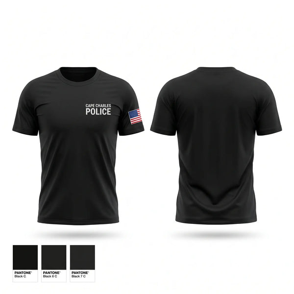 Short Sleeve Performance Shirt, Cape Charles Police, Police, Teamtime, Team time, sublimation, custom sports apparel, team uniforms, spirit wear, spiritwear, sports uniforms, custom shirts, team store, custom team store, fundraiser sports, apparel fundraiser