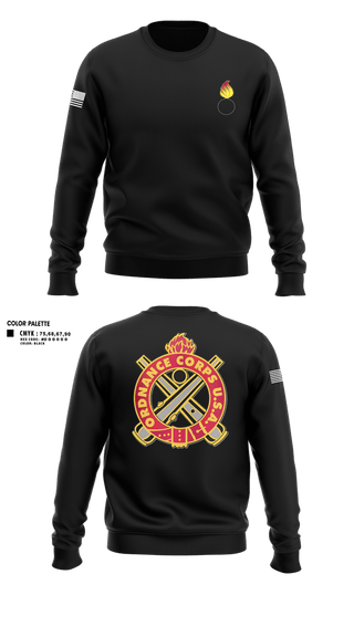 Crew Neck Sweatshirt, RTS-M FT. HOOD, Army, Teamtime, Team time, sublimation, custom sports apparel, team uniforms, spirit wear, spiritwear, sports uniforms, custom shirts, team store, custom team store, fundraiser sports, apparel fundraiser