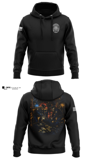 Hoodie, Shamokin City Police, Police, Teamtime, Team time, sublimation, custom sports apparel, team uniforms, spirit wear, spiritwear, sports uniforms, custom shirts, team store, custom team store, fundraiser sports, apparel fundraiser